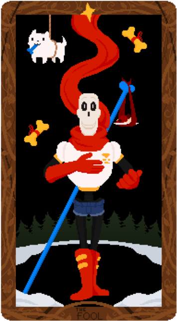 I Got Inspired By @thefloatingstone's Ssll Tarot Matchup - Cartoon Clipart (500x648), Png Download