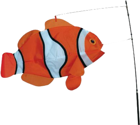 Image Of Clownfish Swimming 3d Fish - Manche A Air Poisson Clipart (728x728), Png Download
