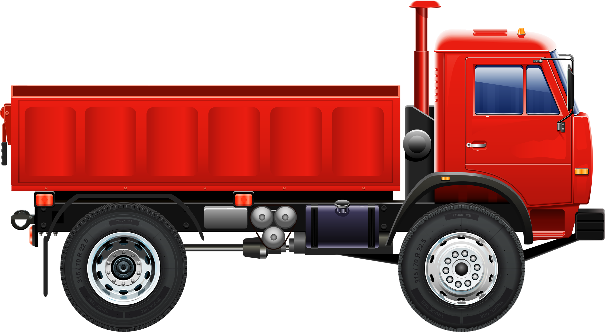 Toys Clipart Png - Happy New Year Truck Transparent Png (2487x1366), Png Download