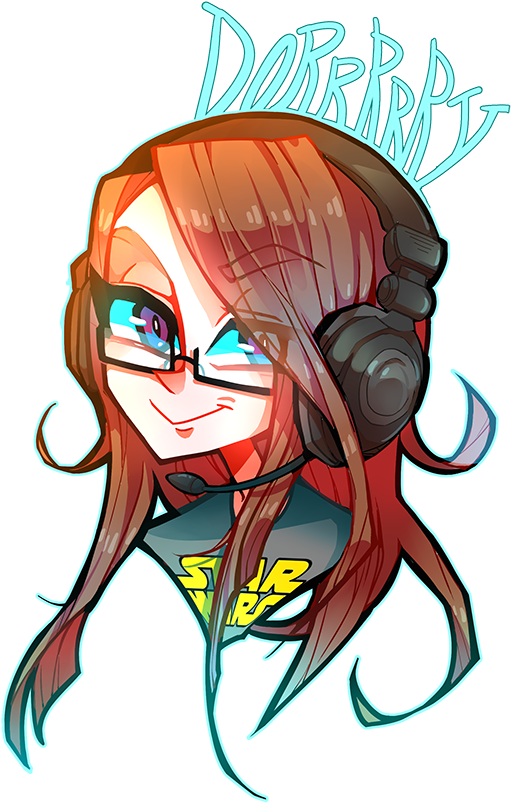 Gamer Girl Png - Girl Gamer Logo Png Clipart (600x859), Png Download