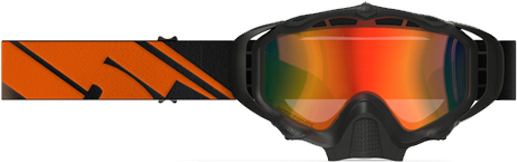 Sinister X5 Goggle - 509 Orange Goggles Clipart (640x480), Png Download