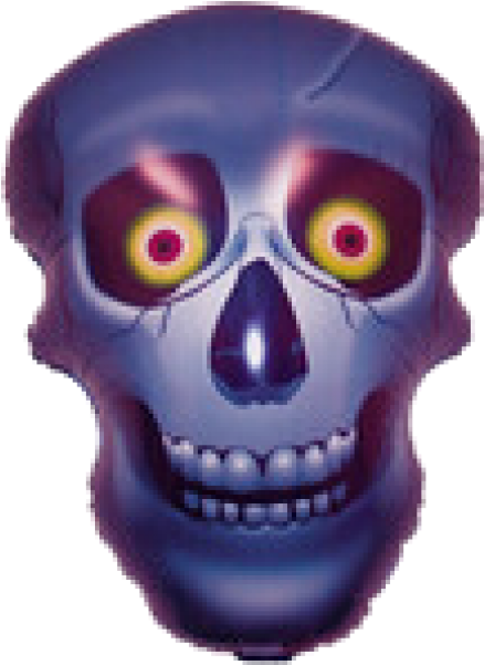 Xl Jumbo Halloween Skull Balloon - Skull Clipart (600x600), Png Download