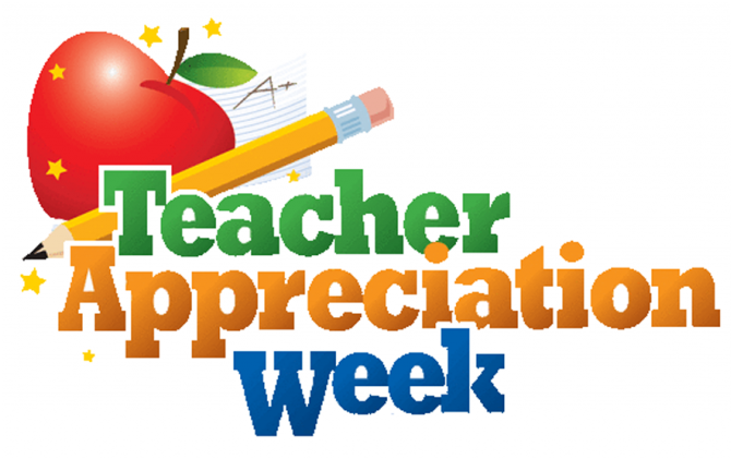 Banneker Pto Celebrates Teacher Appreciation Week - Apple Clipart (1024x448), Png Download