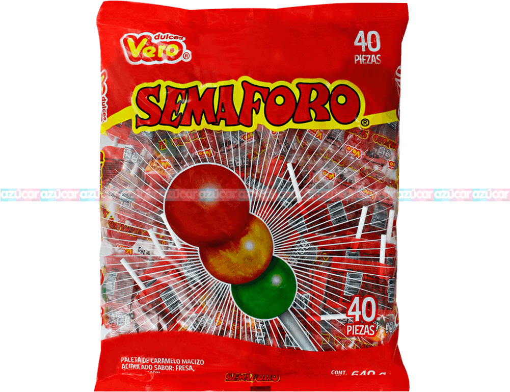 Vero Paleta Semaforo 24/40 Vero - Snack Clipart (1001x769), Png Download