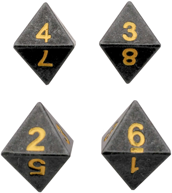 4 Pack Of D8 - Triangle Clipart (1024x1024), Png Download