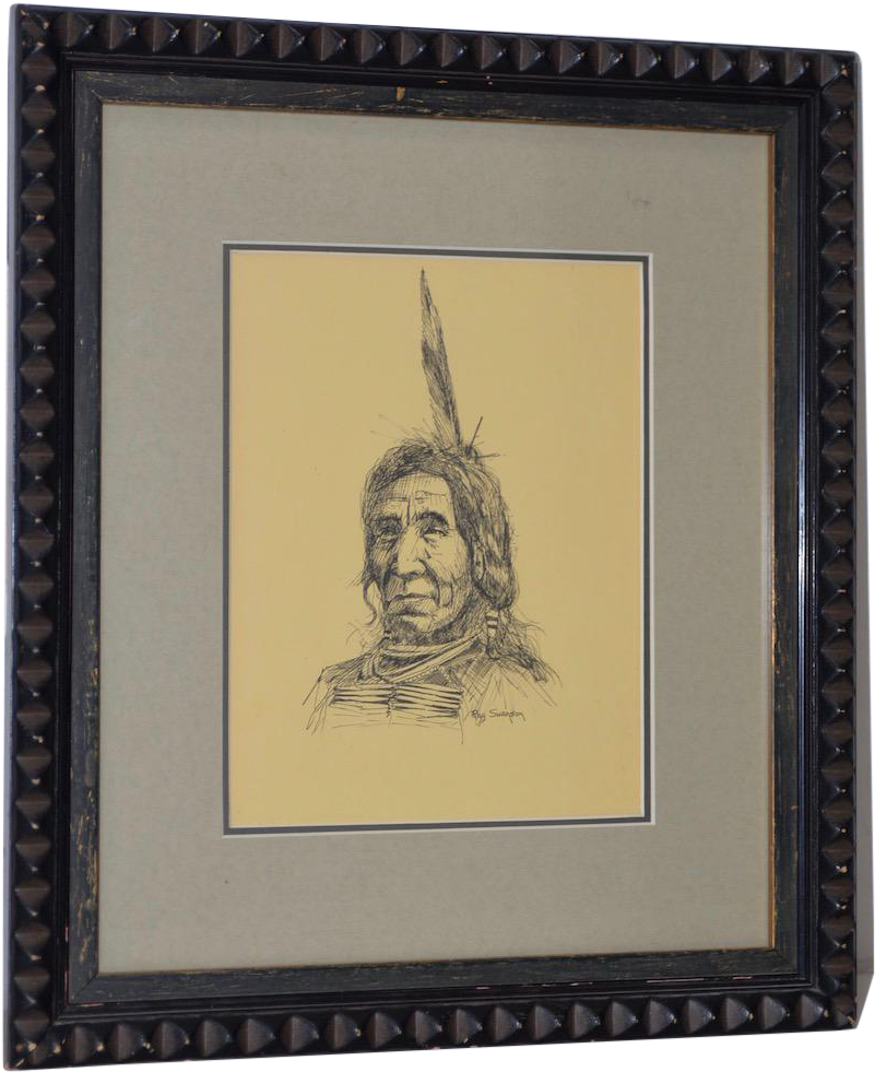 Western Drawing Pen And Ink - Picture Frame Clipart (889x1089), Png Download