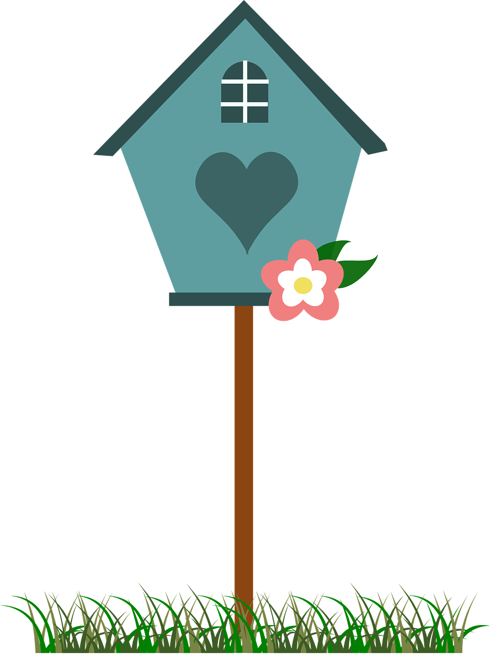 Birdhouse Bird House Blue Png Image - Birdhouse Clipart Transparent Png (953x1280), Png Download