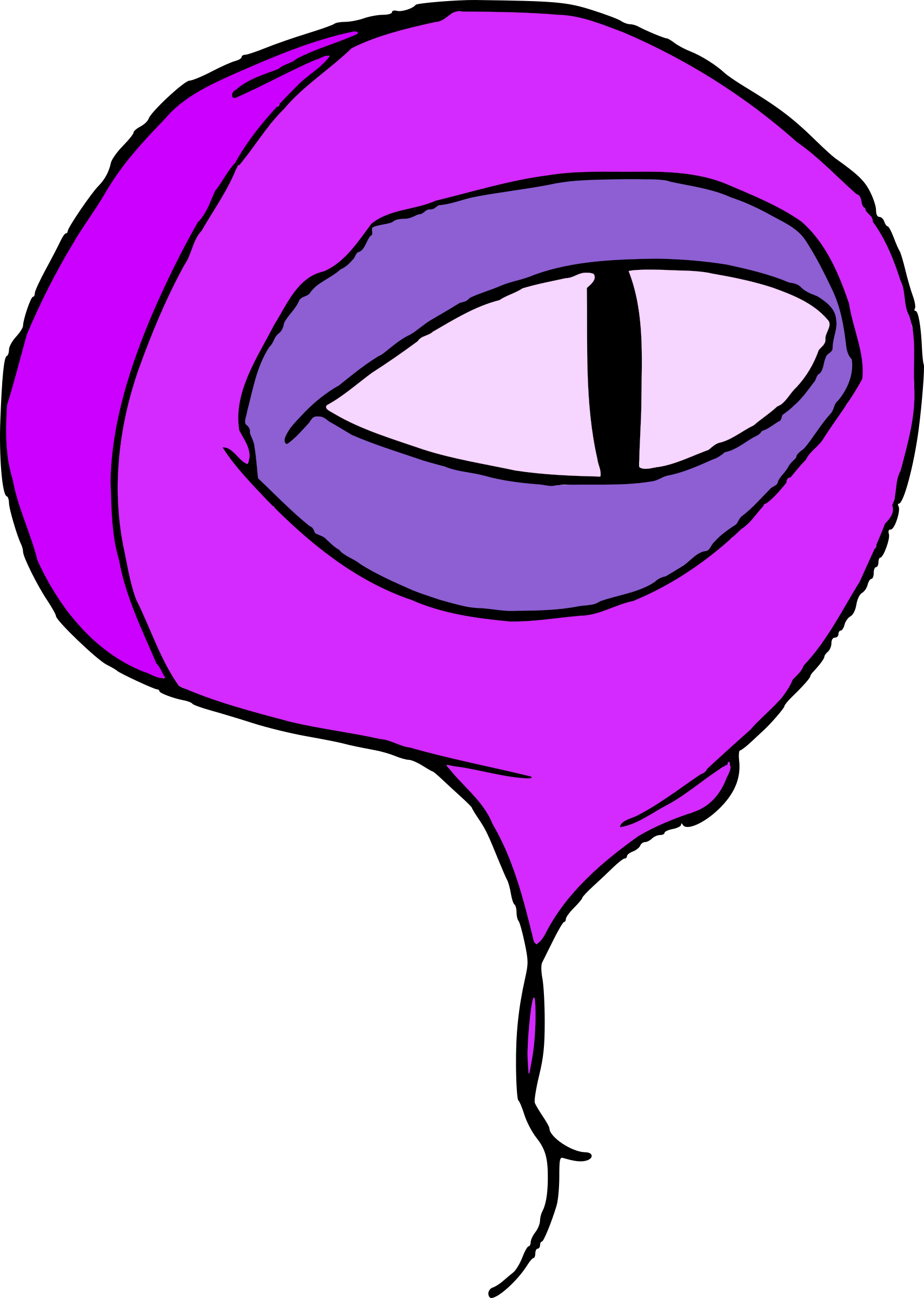 This Free Icons Png Design Of The Big Eye Clipart (1709x2400), Png Download