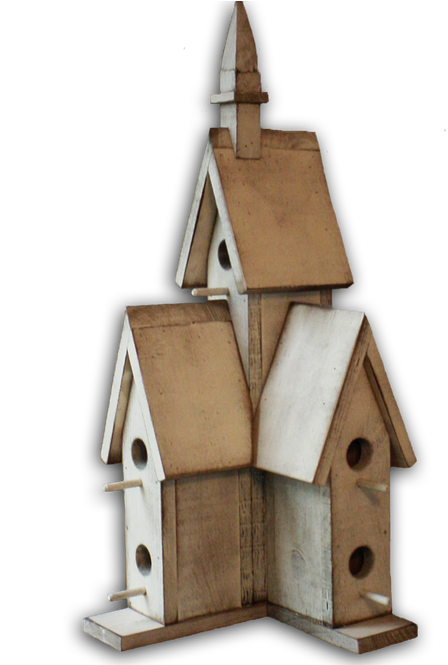 This Is Our Spectacular Cathedral Birdhouse - House Clipart (498x664), Png Download