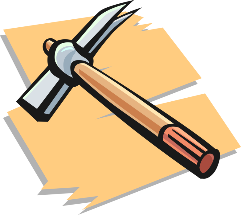 Vector Illustration Of Claw Hammer Hand Tool Used To - Vector Graphics Clipart (782x700), Png Download