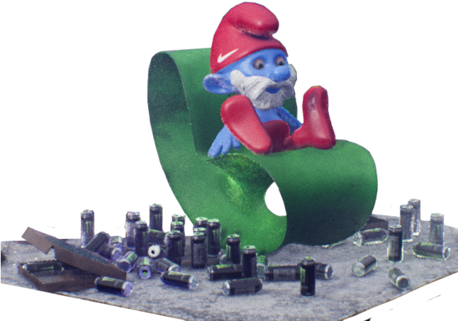 Smurf - Cartoon Clipart (645x493), Png Download