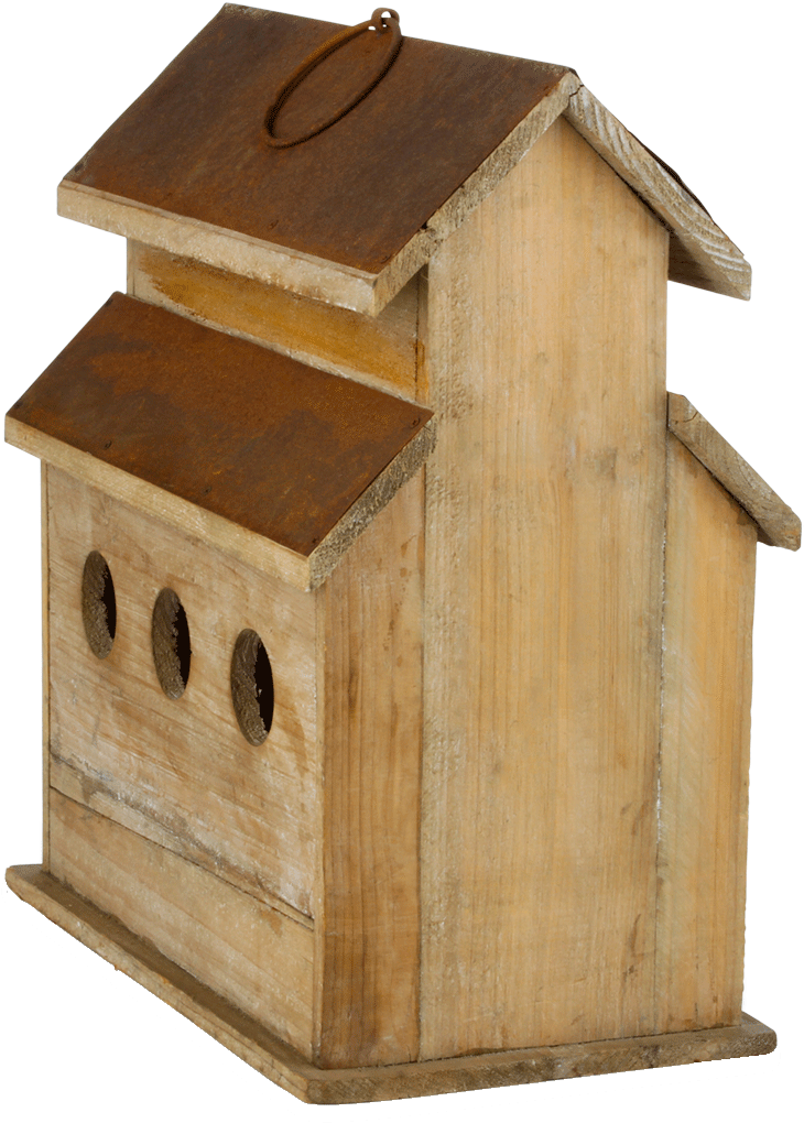 Tin Roof Barn Birdhouse 14" X 8" X 16" High - House Clipart (980x1249), Png Download