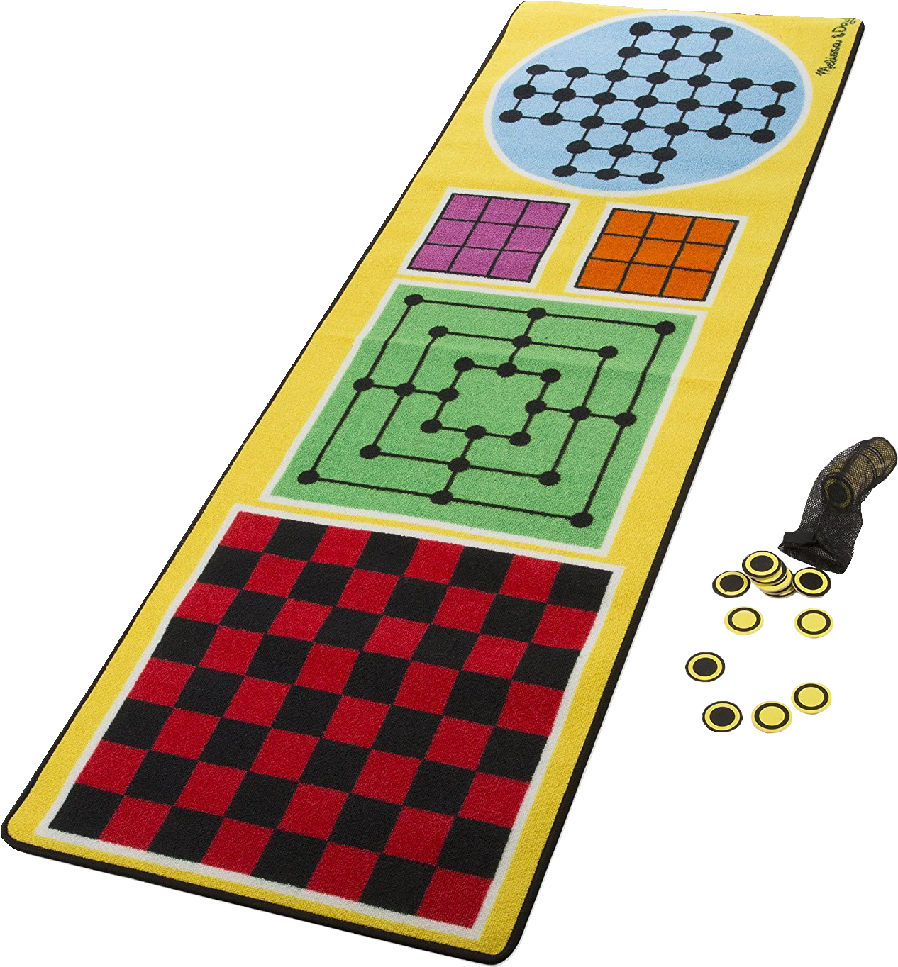 Melissa And Doug - Melissa And Doug Game Rug Clipart (1412x1500), Png Download