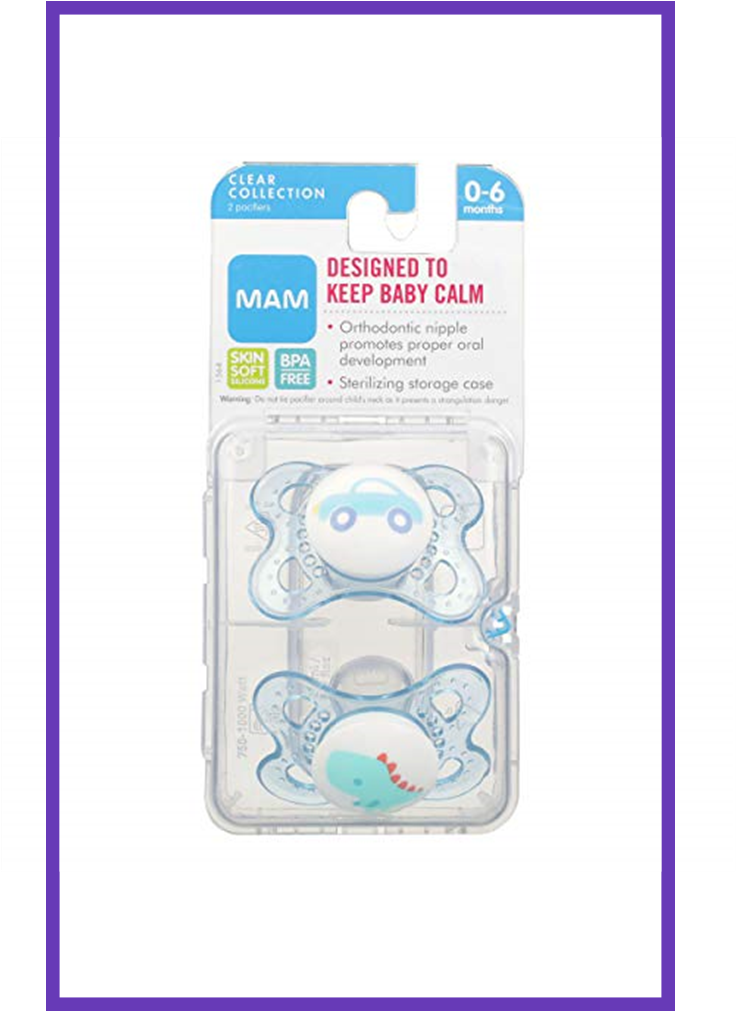 Mam Pacifiers, Baby Pacifier 0-6 Months, Best Pacifier - Baby Toys Clipart (735x1100), Png Download