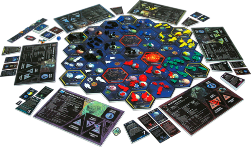 Twilight Imperium Game Pieces - Twilight Imperium 4 Reseña Clipart (852x500), Png Download