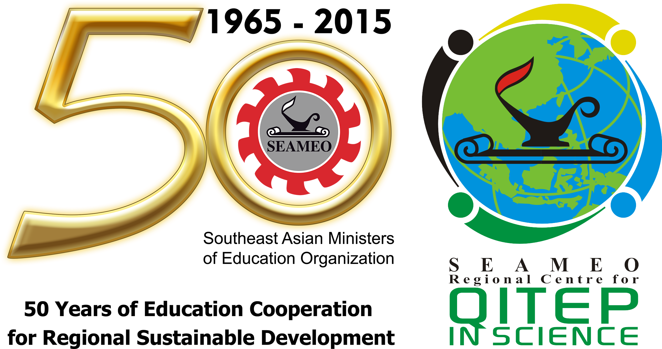 Seaqis 50th Seameo - Ministry Of Education Thailand Logo Clipart (2211x1199), Png Download