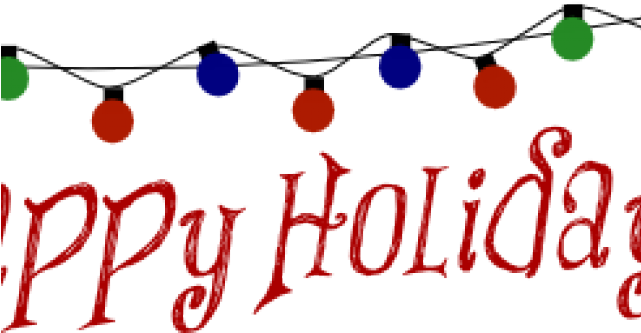 Happy Holidays Clipart - Png Download (640x480), Png Download