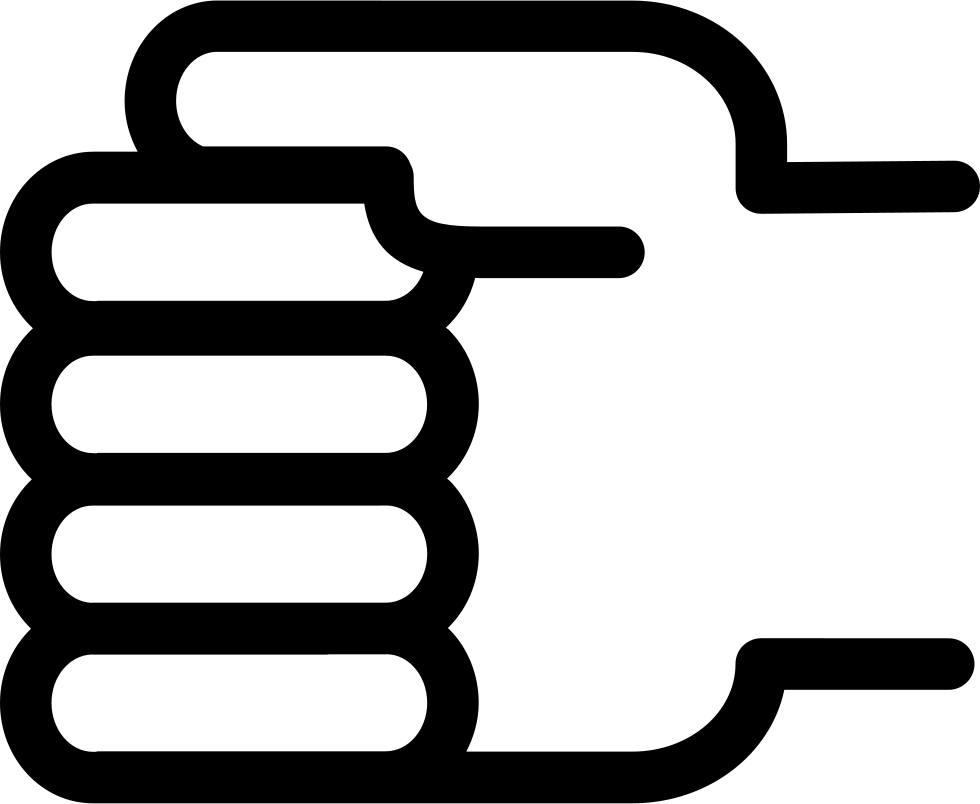 Png File Svg - Closed Fist Hand Png Clipart (980x804), Png Download