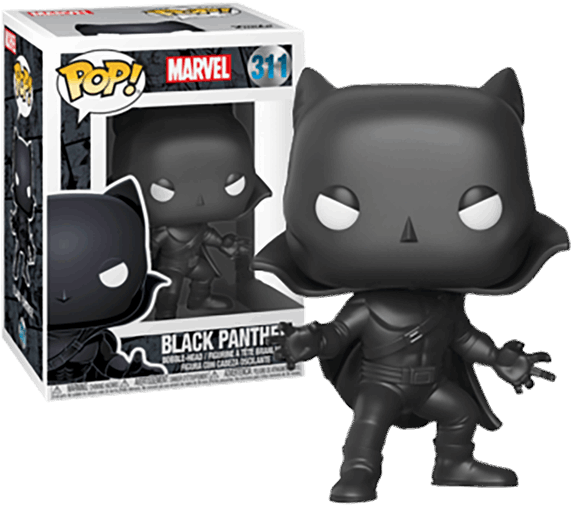 1 Of - Black Panther Funko Pop Exclusive Clipart (600x600), Png Download