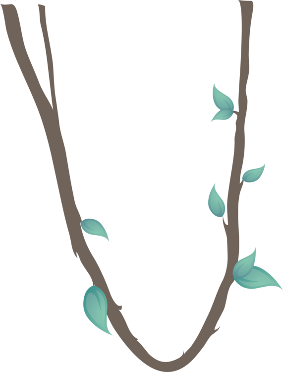 Nature Clipart Vine - Jungle Vines Clipart - Png Download (548x720), Png Download
