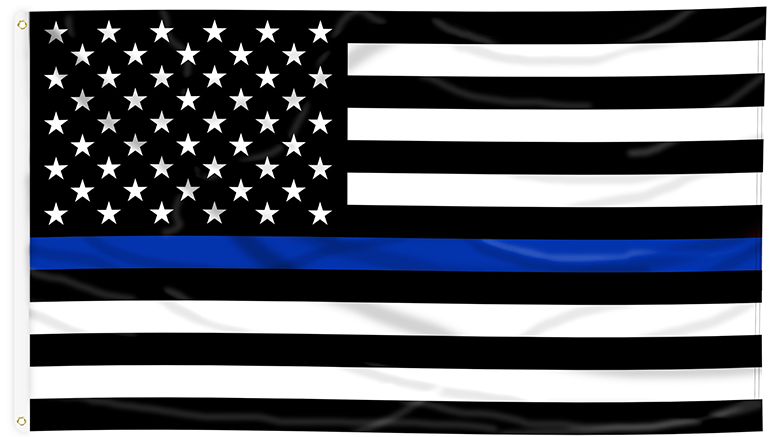 Black White Red Blue American Flag Clipart (800x800), Png Download