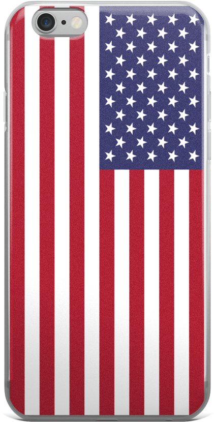 American Flag Iphone Case - American Flag Iphone X Case Clipart (1000x1000), Png Download