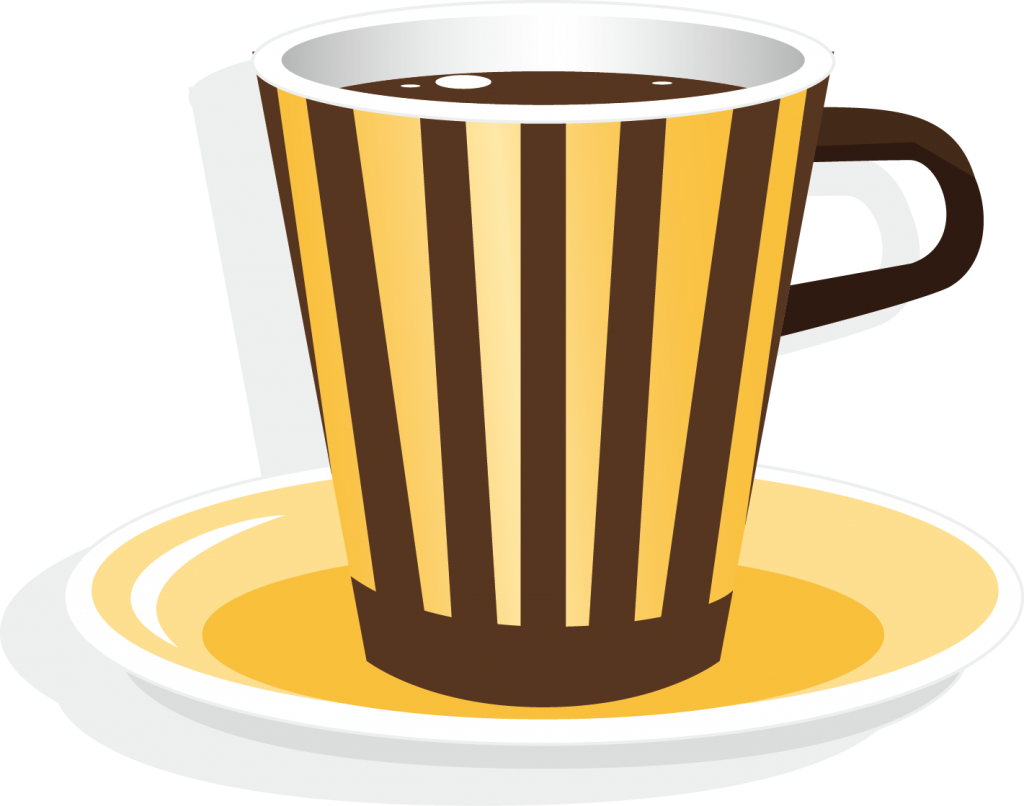 Free Paper Coffee Cup Png - Coffee Cup Vector Free Clipart (1024x806), Png Download