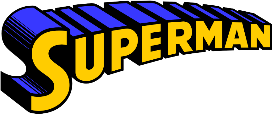 Superman Vintage Logo - Superman Logo Png Clipart (916x419), Png Download