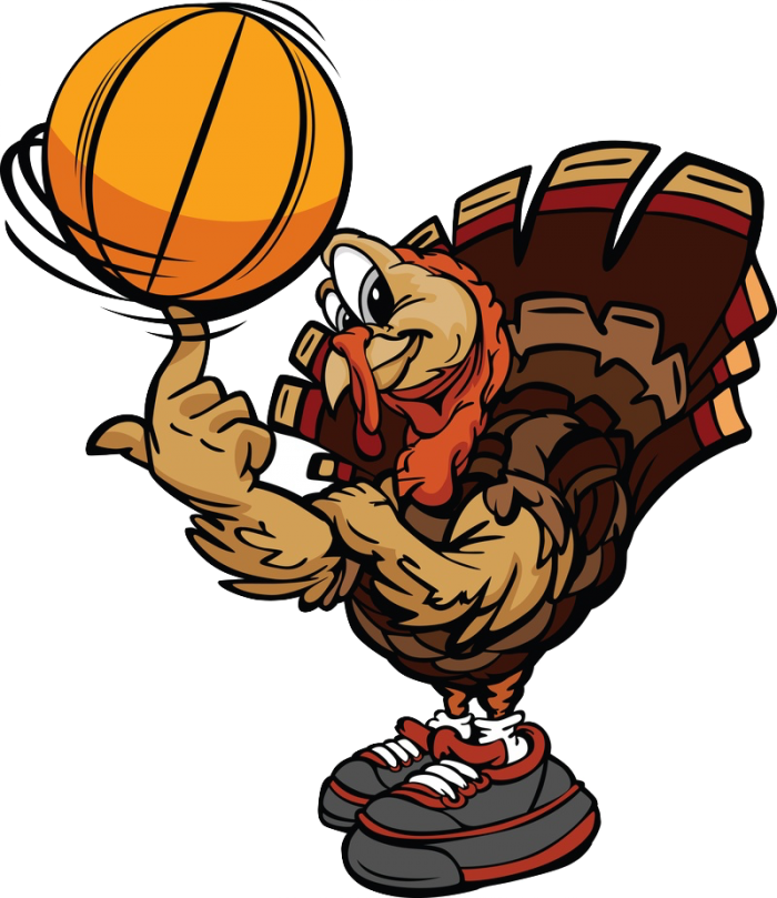 Athletic Turkey Png Thanksgiving Basketball Clipart Large Size Png