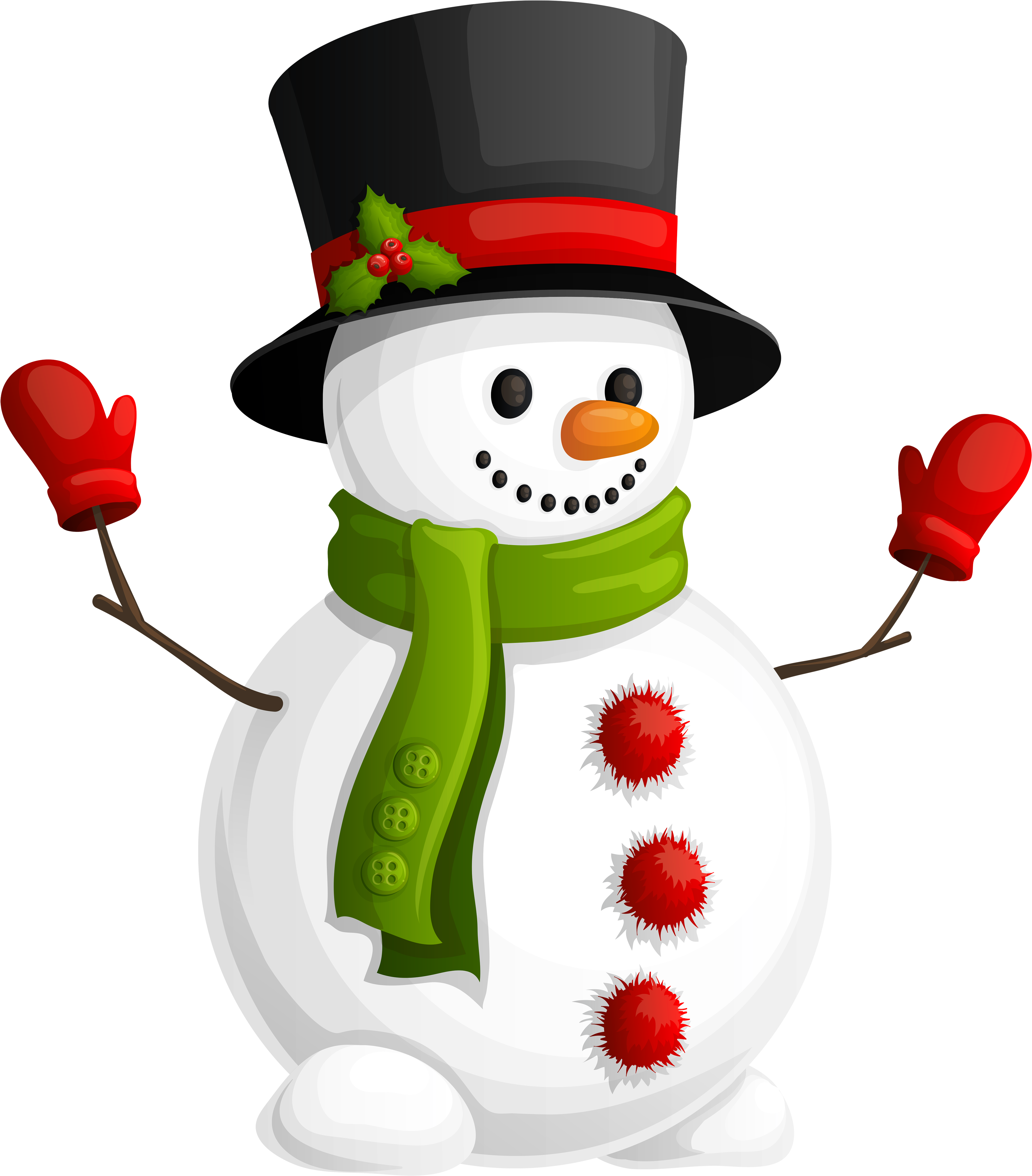 Snowman Png Clipart (3087x3516), Png Download