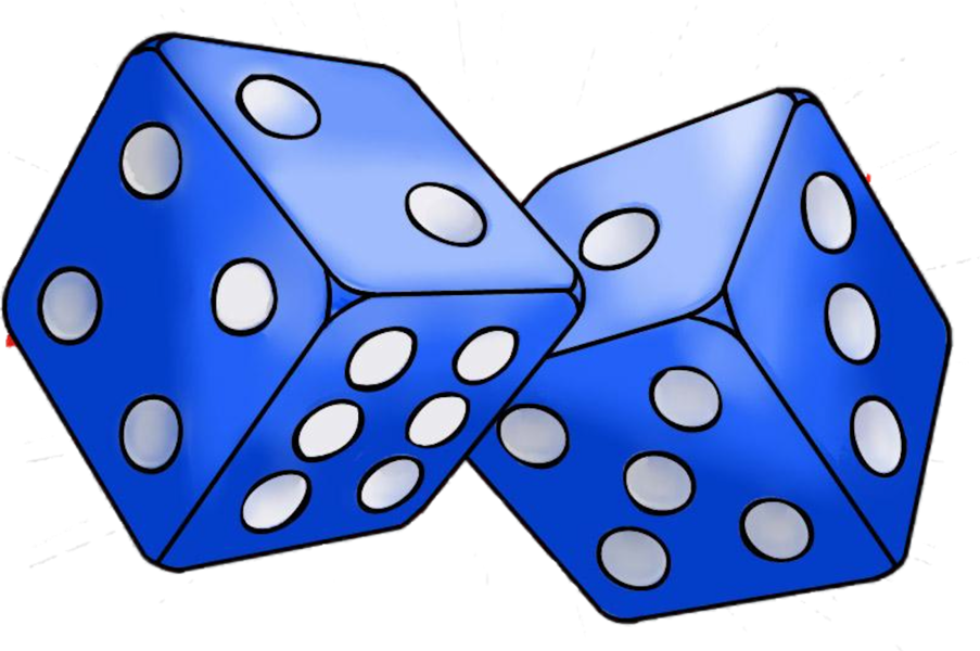 903 X 600 7 - Blue Dice Png Clipart (903x600), Png Download