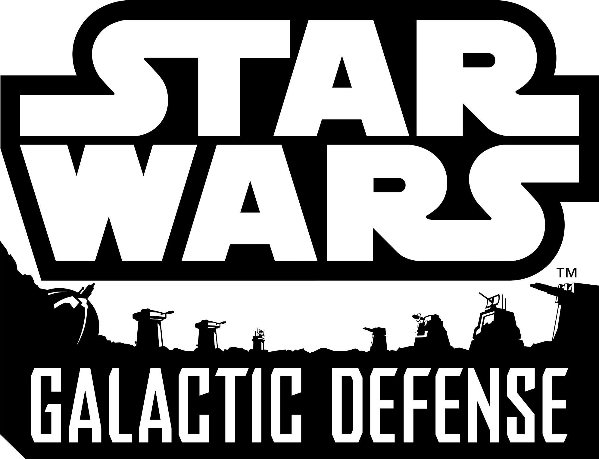 Swgd Logo Bw - Star Wars Logo Vector Clipart (1989x1527), Png Download