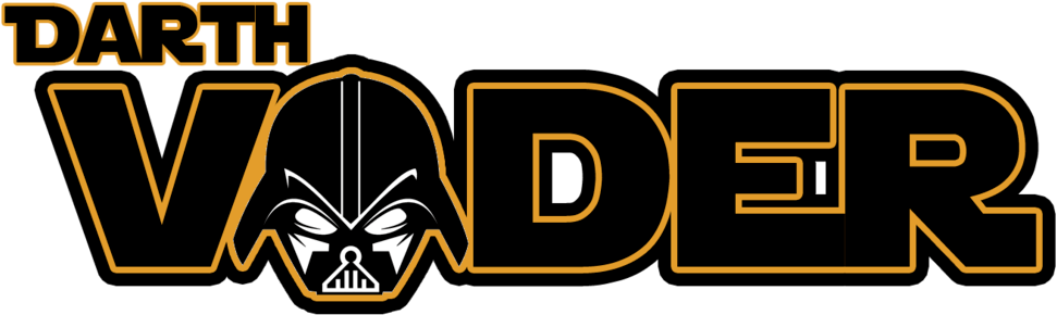 Star Wars At Getdrawings - Star Wars Darth Vader Logo Png Clipart (1024x357), Png Download