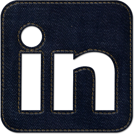 Square, Linkedin, Logo, Jean, Social, Denim Icon - Icon Clipart (600x600), Png Download