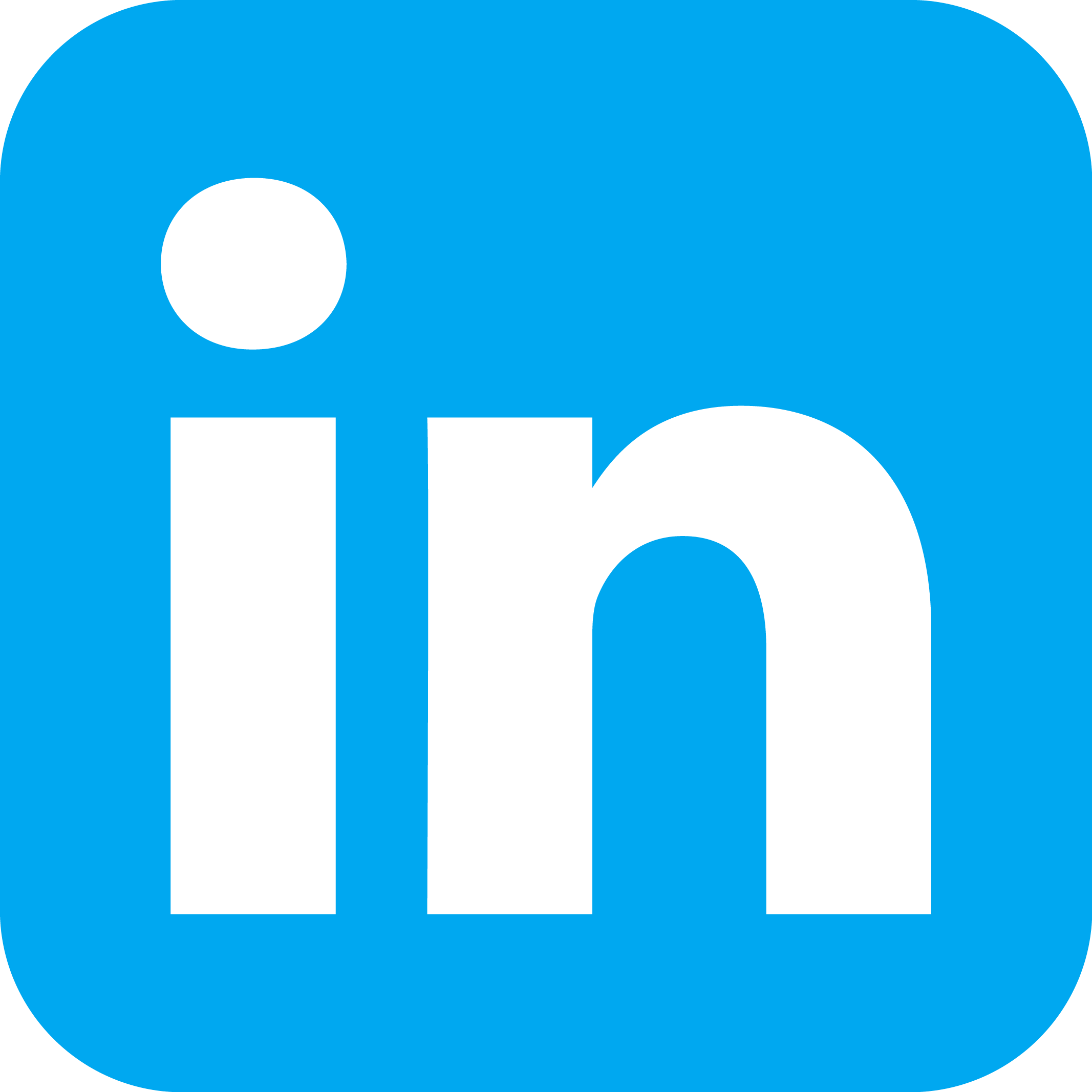 Linkedin Transparent Icon - Linked In Logo With White Background Clipart (2133x2133), Png Download