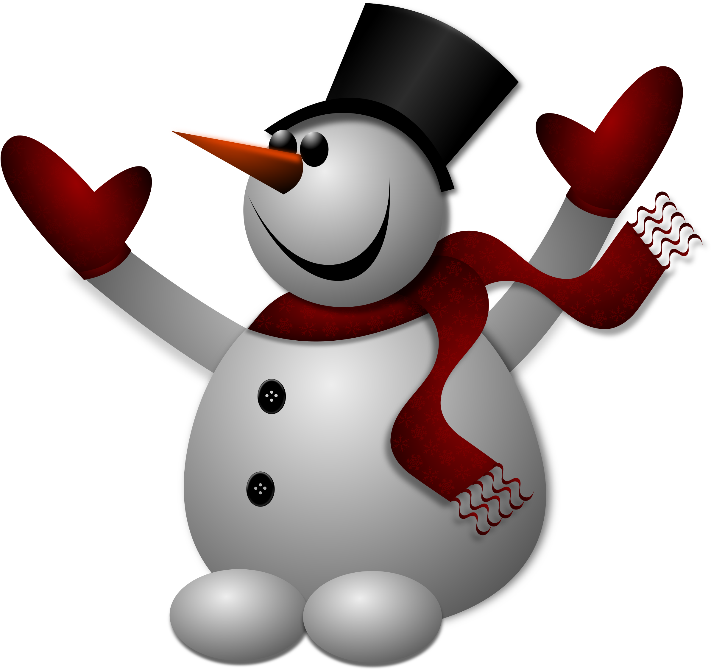 Snowman Png Image - Snowman Picture Transparent Background Clipart (2400x2257), Png Download