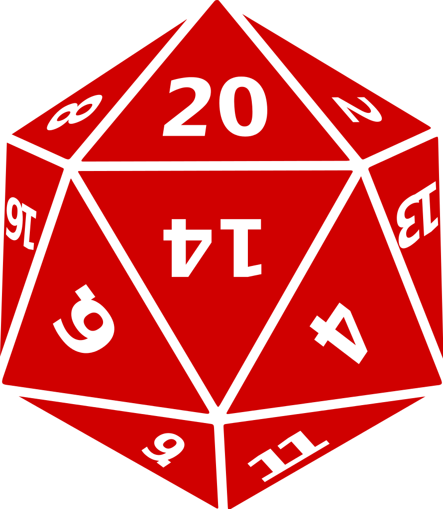 Twenty Sided Dice - 20 Sided Dice Png Clipart (667x768), Png Download
