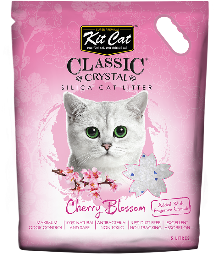Kit Cat Classic Crystal Cherry Blossom - Litter Box Clipart (1000x1000), Png Download