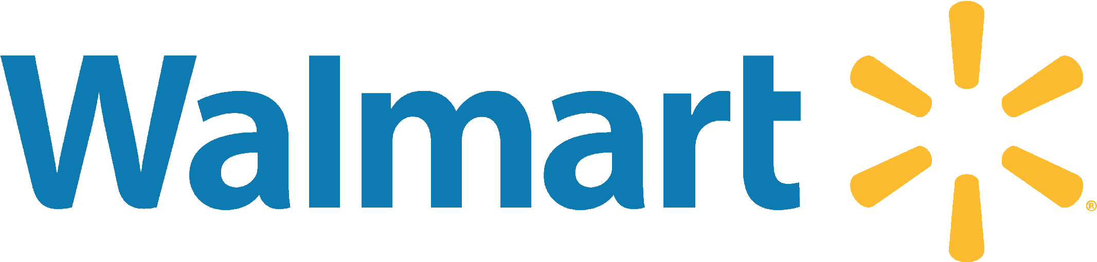 Walmart Logo - Walmart Logo High Res Clipart (2300x624), Png Download