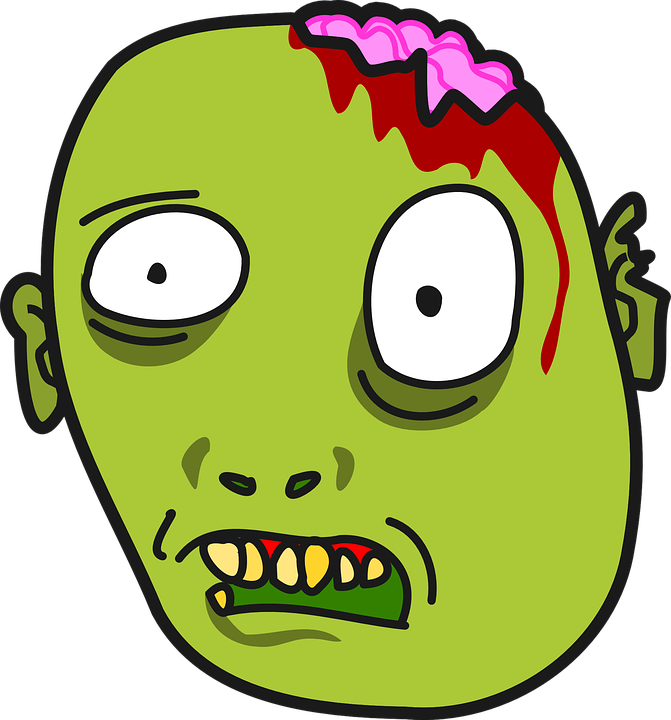 Zombie Svg Clip Arts 558 X 599 Px - Png Download (558x599), Png Download