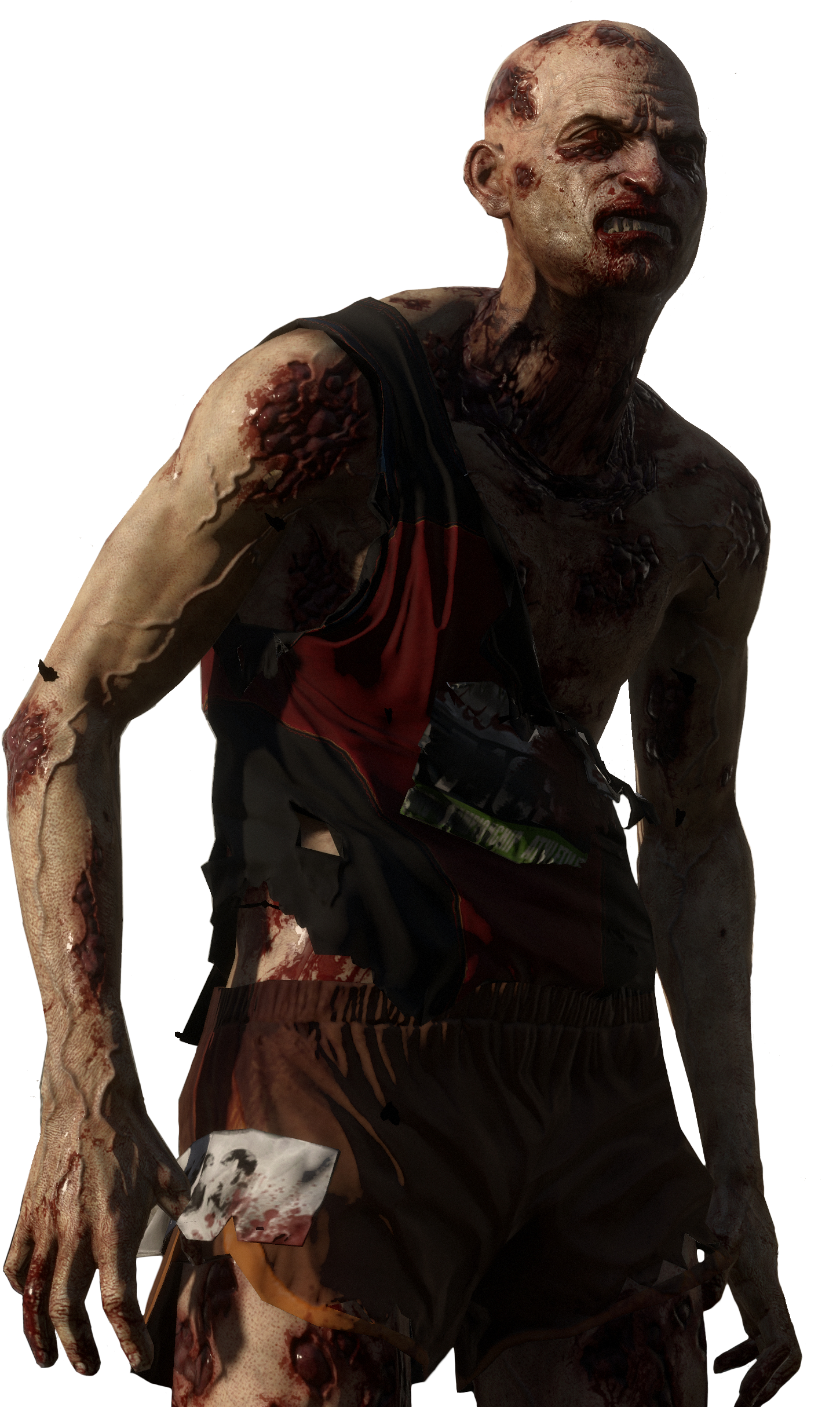 Zombie - Dying Light Characters Png Clipart (1499x2428), Png Download