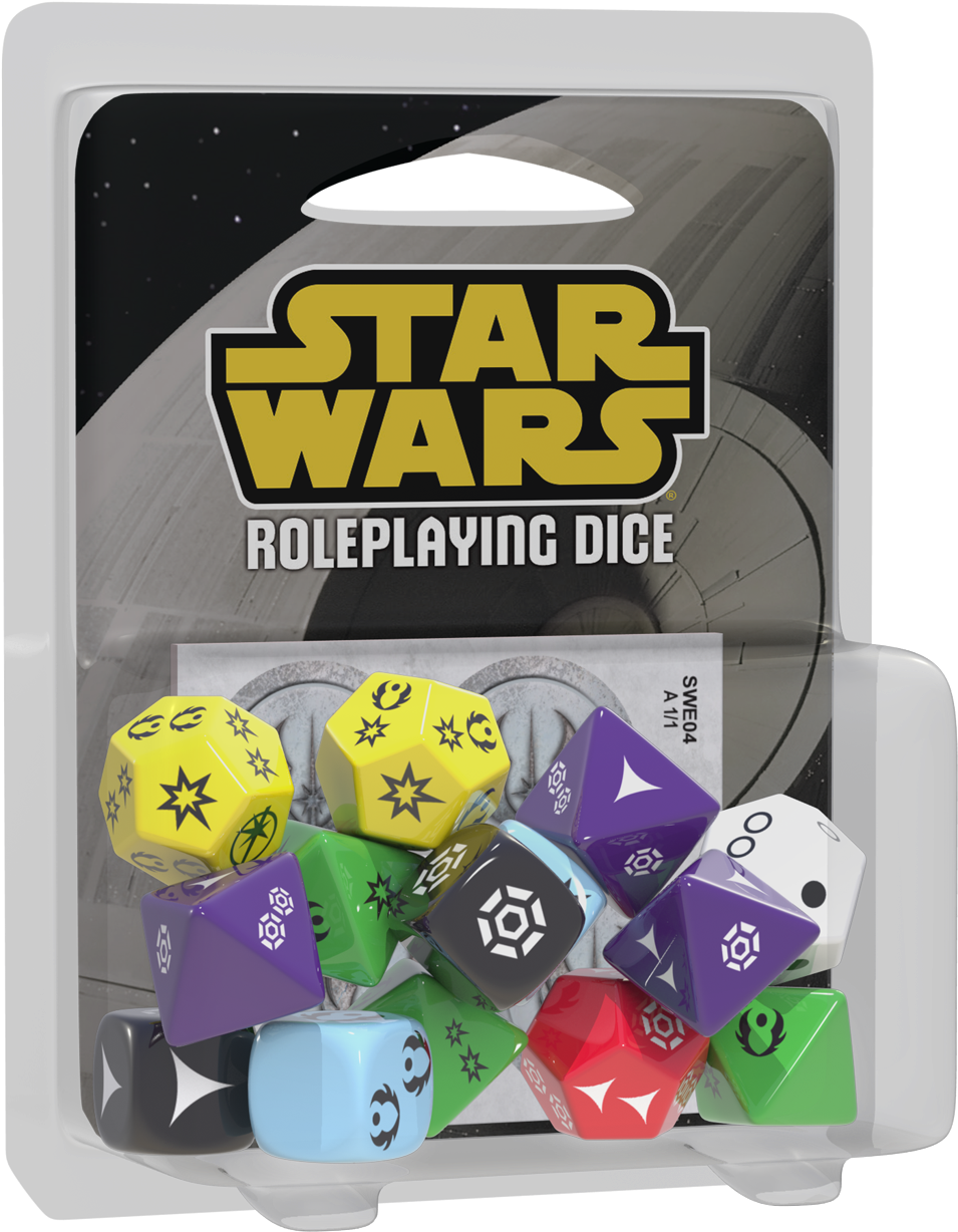 Star Wars Roleplaying Dice - Star Wars Rpg Roleplaying Dice Clipart (1039x1280), Png Download