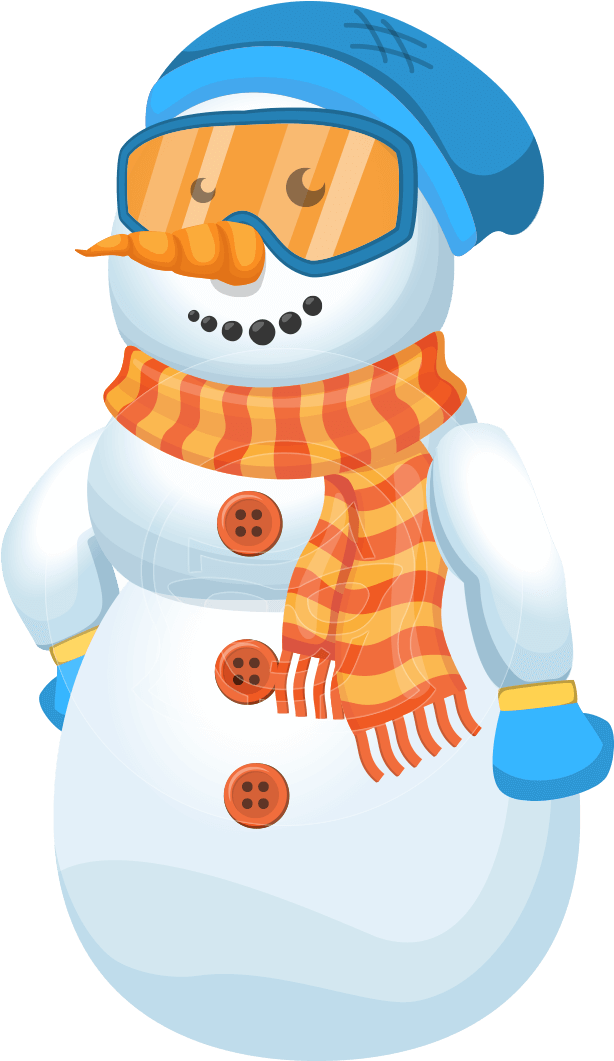 Snowman Cartoon Character - Snowman Clipart (957x1060), Png Download