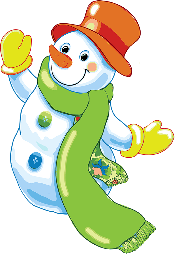 Transparent Santa And Snowman Png Clipart - Śmieszne Bałwanki (600x870), Png Download