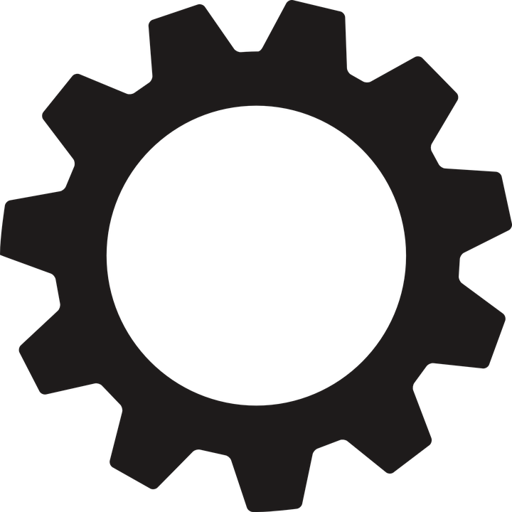 Gear Png Image Background - Transparent Background Gear Icon Clipart (720x720), Png Download