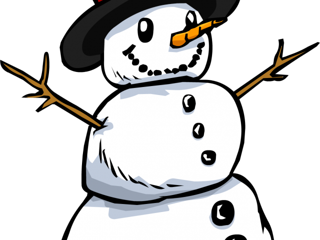 Snowman Png Transparent Images - Transparent Background Transparent Snowman Clipart (640x480), Png Download
