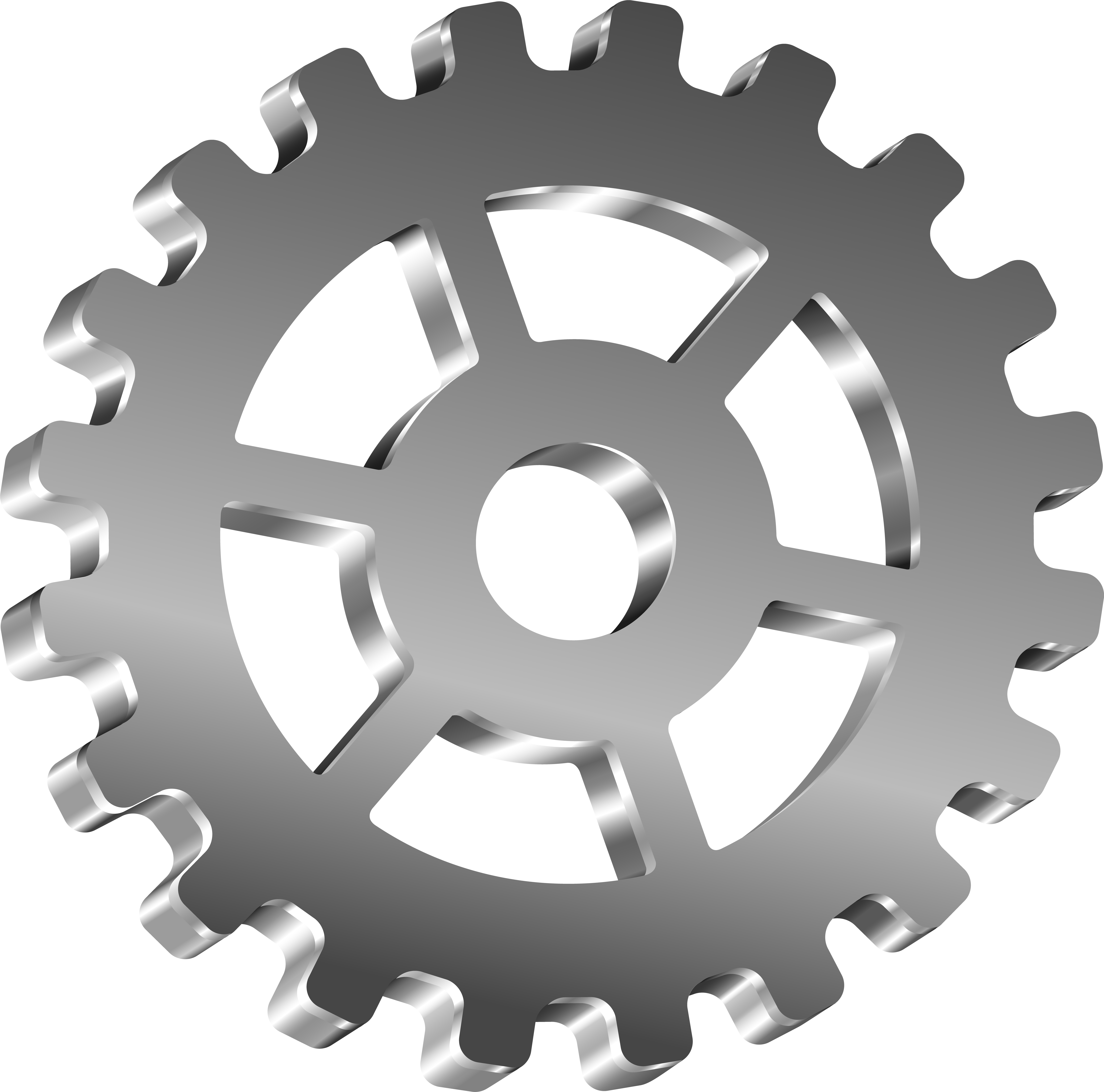 Gear Png Clipart (8000x7915), Png Download