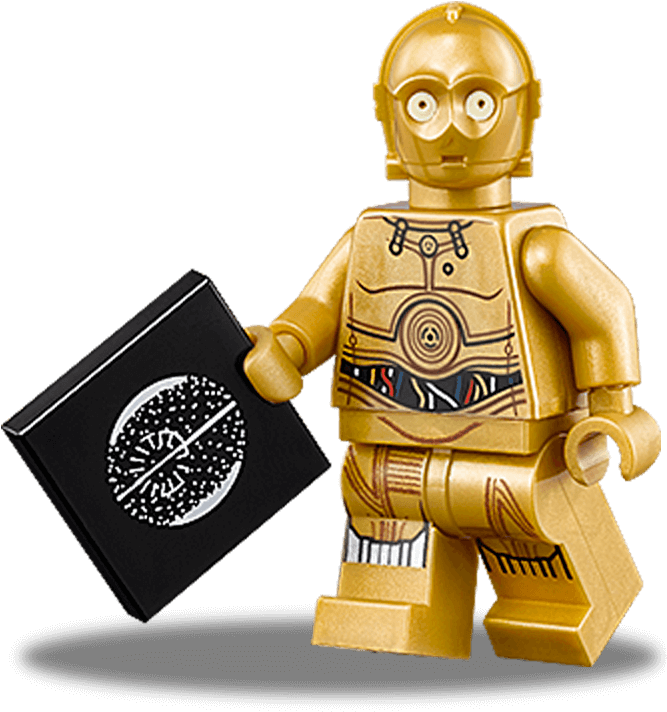 Meet C-3po™ - Lego Star Wars C 3po Minifigure Clipart (672x896), Png Download