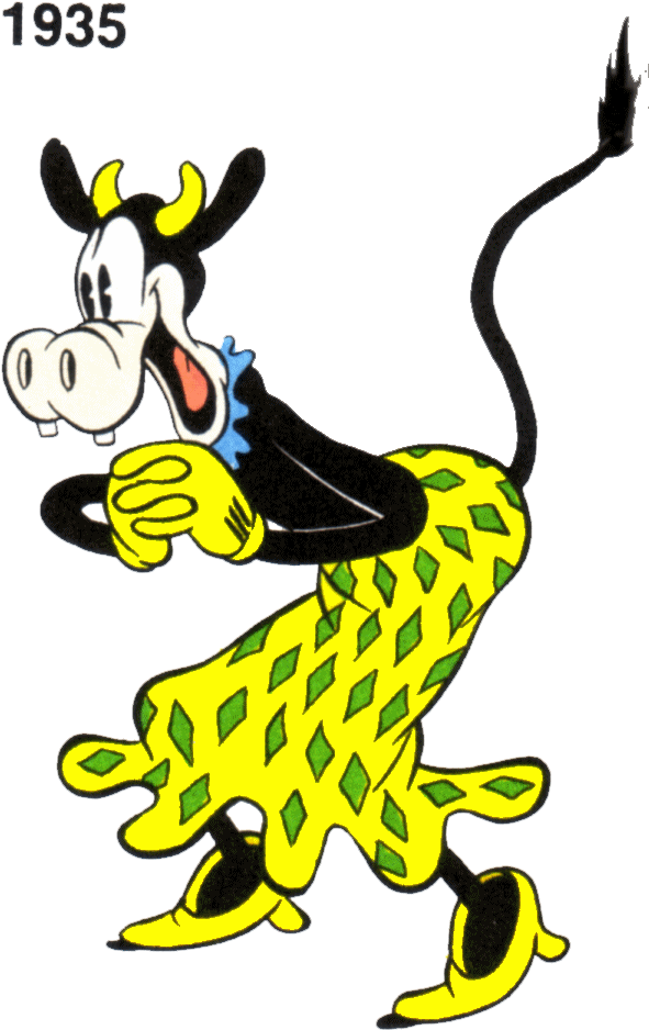 Clarabelle Cow Png Image - Clarabelle Cow Png Clipart (617x981), Png Download
