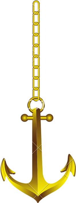 800 X 800 0 - Gold Anchor Transparent Clipart (800x800), Png Download